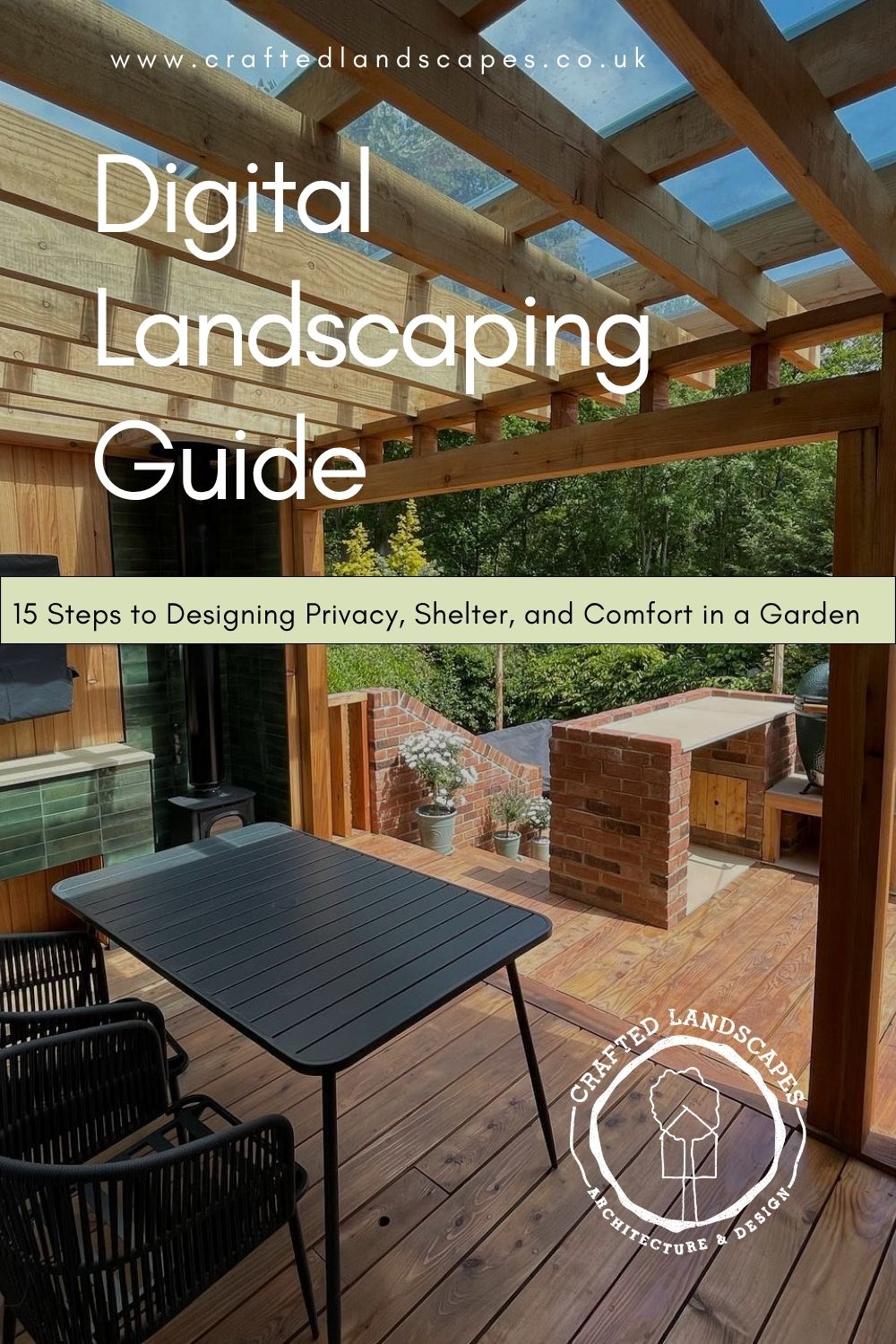 Digital Landscaping Guide - 15 Steps to Designing Privacy, Shelter, and Comfort in a Garden
