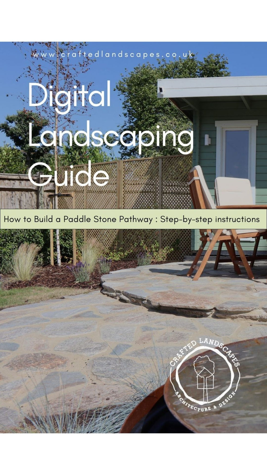 Digital Landscaping Guide - Organic Garden Paths, Patios & Stepping Stones