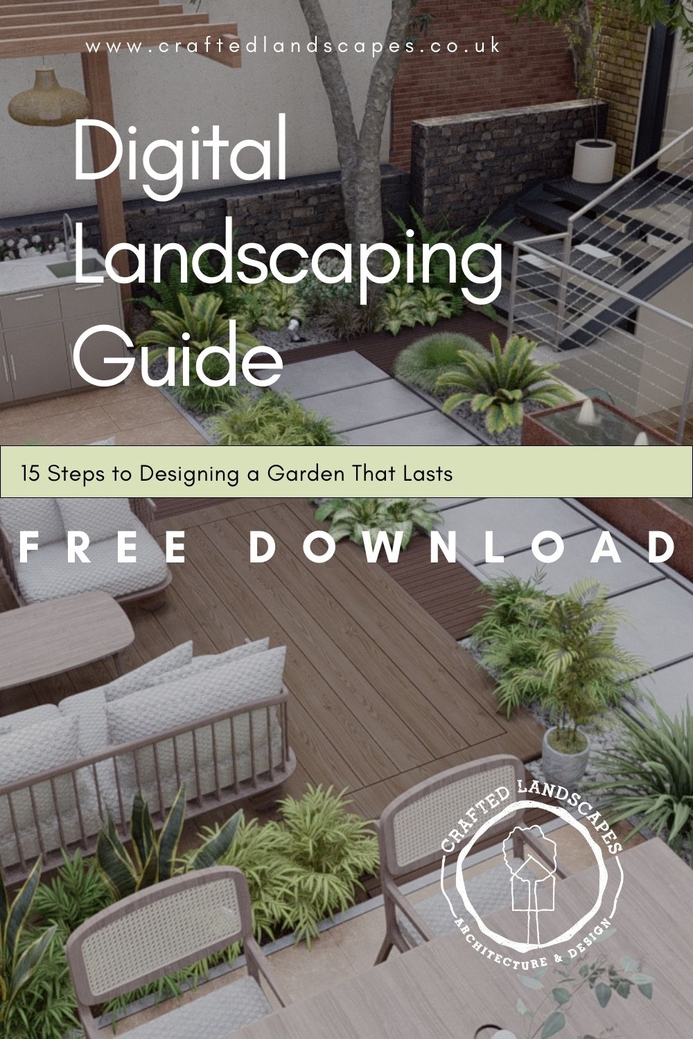 FREE Digital Landscaping Guide - 15 Steps to Designing a Garden That Lasts
