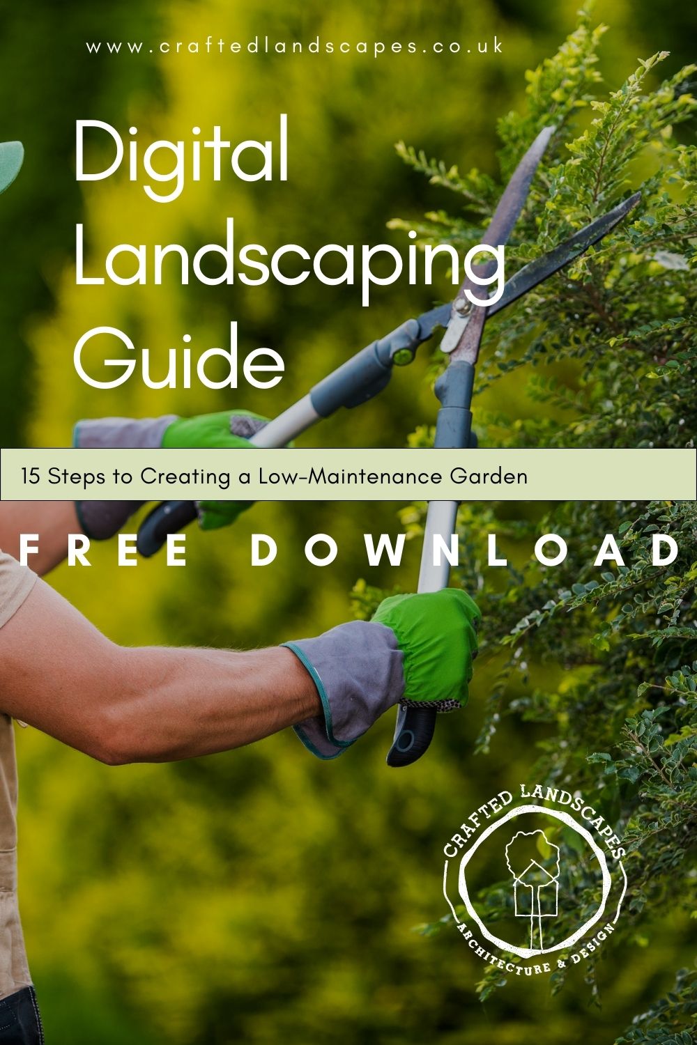 FREE Digital Landscaping Guide - 15 Steps to Creating a Low-Maintenance Garden