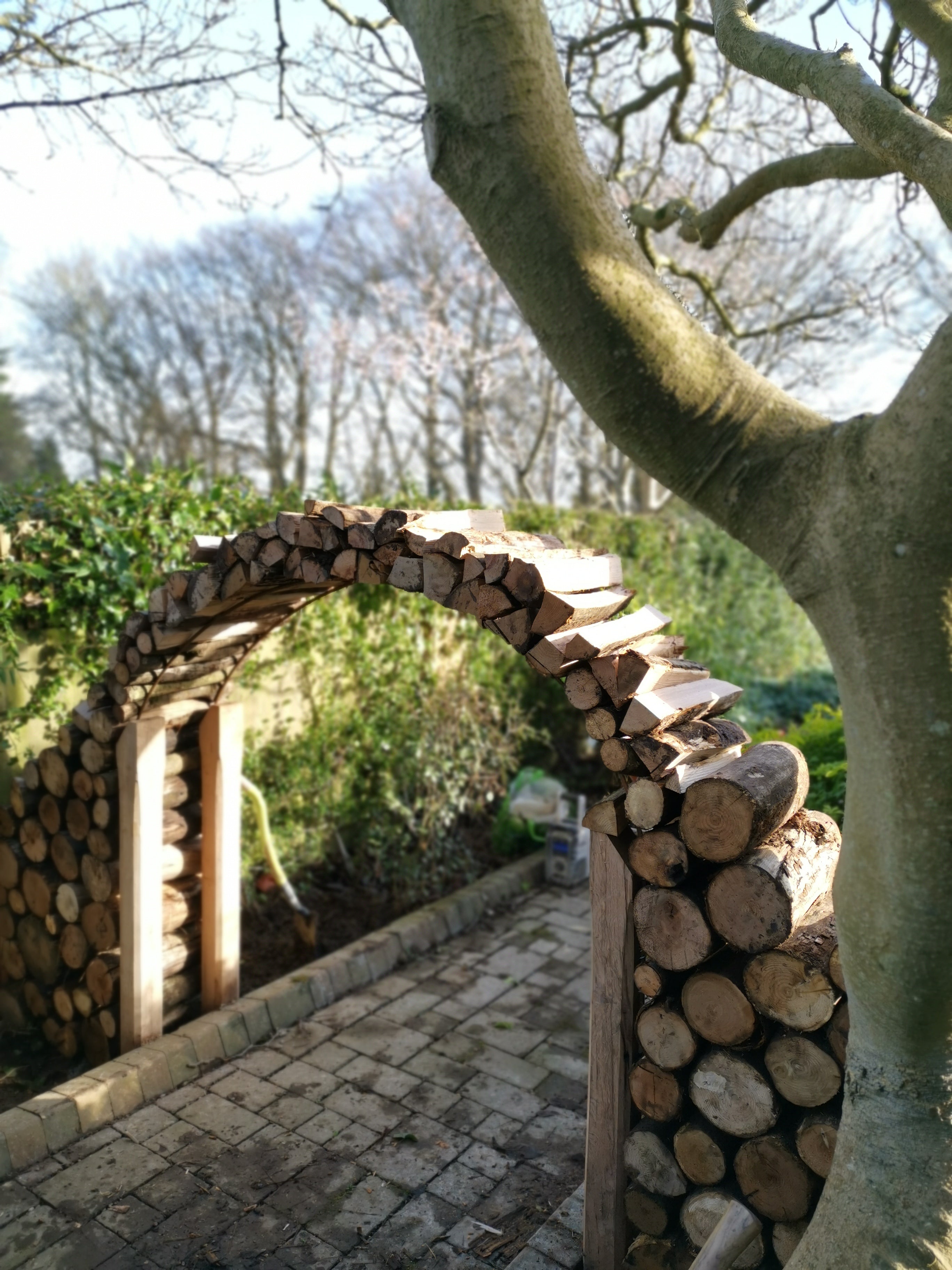 Digital Landscaping Guide - How to Build a Log Archway - PDF Download