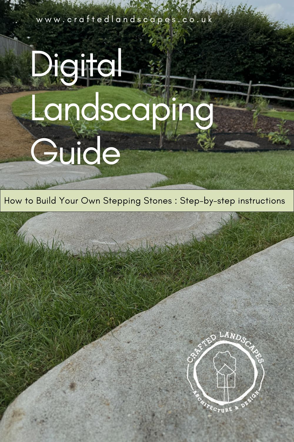 Digital Landscaping Guide - Organic Garden Paths, Patios & Stepping Stones