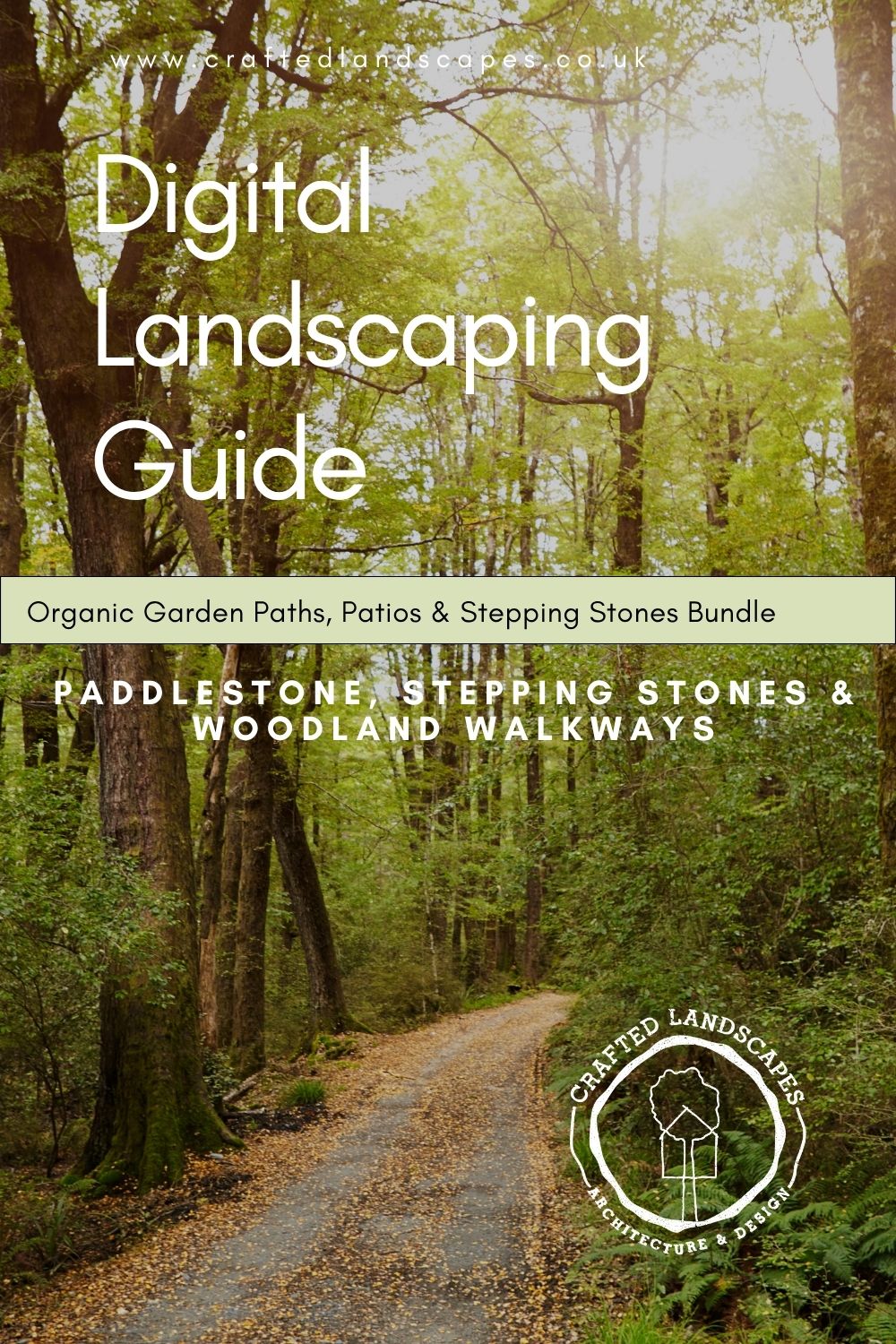 Digital Landscaping Guide - Organic Garden Paths, Patios & Stepping Stones